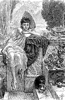 Edward Poynter Prints: Sketches from the...Exhibitions: 'On the Temple Steps
