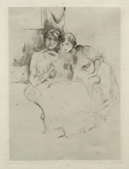 Berthe Morisot Gallery: Sketching. Creator: Berthe Morisot (French, 1841-1895)