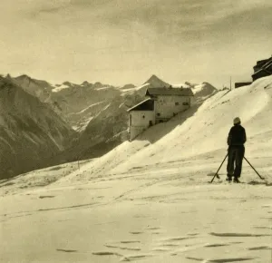 R Lechner Prints: Skiing on the Schmittenhohe, Austria, c1935. Creator: Unknown