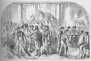 Adam Charles Black Prints: The Skin Market, Bermondsey, in the Middle of the Nineteenth Century, c1840, (1912)