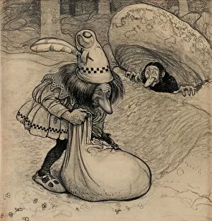 Among Gnomes And Trolls Gallery: Skinnpasen, c. 1908