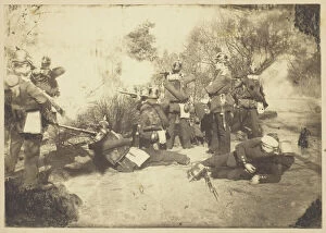 Skirmish between a Prussian Reconnaissance unit and...Faidherbes Army