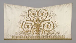 Thread Gallery: Skirt from a Court Gown, France, 1805-15. Creator: Unknown