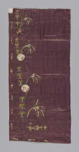 Skirt Panel?, France, Directoire period, 1795 / 99. Creator: Unknown