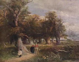 David The Elder Prints: The Skirts of the Forest, 1855, (1938). Artist: David Cox the elder