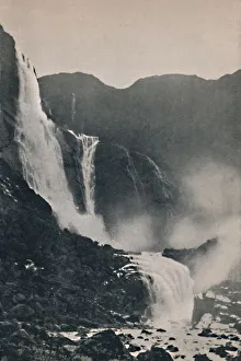 Spectacular Prints: The Skjeggedal Falls, 1914. Creator: Unknown
