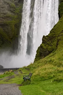 Waterfall Collection: Skogafoss, Iceland. Creator: Tom Artin