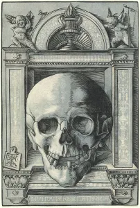 Wechtlin Hans Prints: Skull, 1520. Creator: Hans Wechtlin the Elder