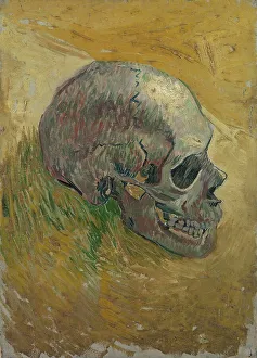Van Gogh Museum Prints: Skull, 1887. Creator: Gogh, Vincent, van (1853-1890)