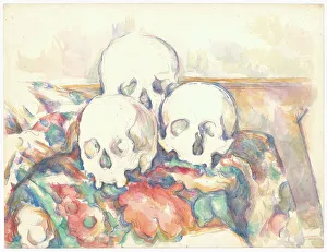 The Three Skulls, 1902/06. Creator: Paul Cezanne