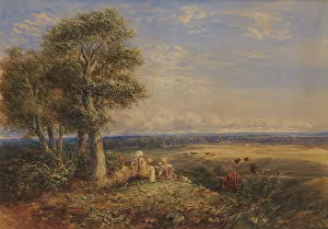 Cox David Prints: The Skylark, 1848. Creator: David Cox the Elder