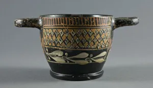 Skyphos Prints: Skyphos (Drinking Cup), 450-400 BCE. Creator: Unknown