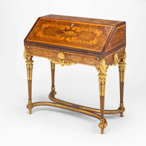 Slant-Front Desk, Germany, c. 1720. Creator: Attributed to Heinrich Ludwig Rohde Slant-Front Desk, Germany, c. 1720. Creator: Attributed to Heinrich Ludwig Rohde