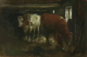 Slaughter Shed, c1860-1900. Creator: Jan Stobbaerts