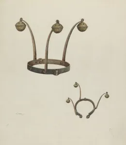 Restriction Gallery: Slave Collar, c. 1937. Creator: Al Curry
