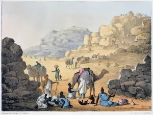 Outcrop Prints: A Slave Kaffle, 1821. Artist: Denis Dighton