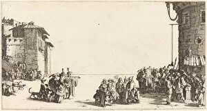 The Slave Market, 1620. Creator: Jacques Callot