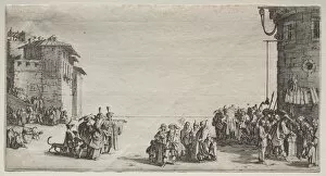 The Slave Market, 1629. Creator: Jacques Callot (French, 1592-1635)