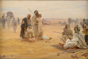 Slave Trade Prints: The Slave Market, 1910. Artist: Pilny, Otto (1866-1936)