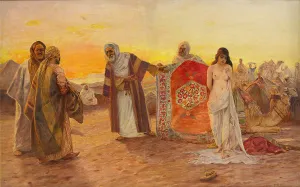 Slave Trade Prints: The Slave Market. Artist: Pilny, Otto (1866-1936)
