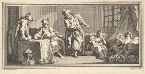 Claude Augustin Duflos Le Prints: The Slave Merchant, 1746-47. Creator: Claude Augustin Duflos le Jeune