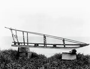 Eskimo Prints: Sled, Nunivak, c1929. Creator: Edward Sheriff Curtis