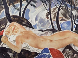 Images Dated 4th September 2014: Sleep. Artist: Mylnikov, Andrei Andreyevich (1919-?...)