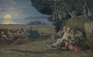 Puvis De Chavannes Pierre Prints: Sleep, ca. 1867-70. Creator: Pierre Puvis de Chavannes