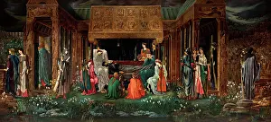 The Last Sleep of King Arthur in Avalon, c1881-1898. Creator: Burne-Jones, Sir Edward Coley (1833-1898)
