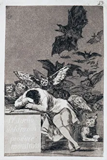 Caprichos Prints: The Sleep of Reason Produces Monsters