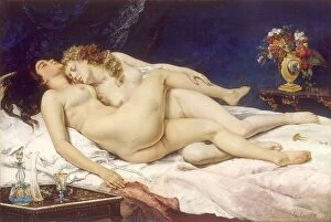 Sleep Collection: The Sleepers (Le Sommeil). Artist: Courbet, Gustave (1819-1877)