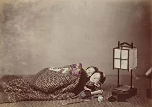 Beato Felix Gallery: Sleeping Beauties, 1868. Creator: Felice Beato