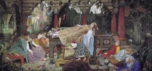 Sleeping Beauty, 1900-1926. Artist: Viktor Mihajlovic Vasnecov