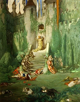 Léon 1866 1924 Collection: The Sleeping Beauty, 1913-1922. Artist: Bakst, Leon (1866-1924)