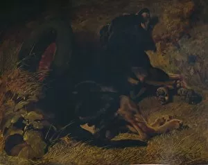 Frederick Nettlefold Gallery: Sleeping Dog, 1850, (1935). Artist: John Frederick Hering