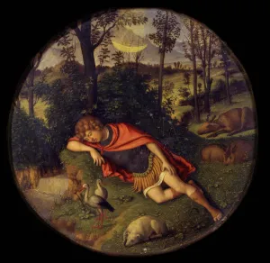 Endymion Prints: Sleeping Endymion, 1505-1508. Artist: Cima da Conegliano