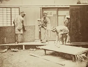 Family Group Prints: Sleeping Mats, 1884. Creator: Unknown
