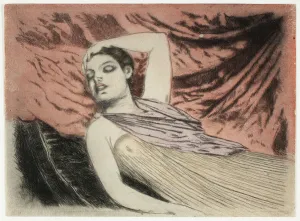 The Sleeping Model or The Sleeper, 1890-97. Creator: Theodore Roussel