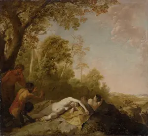 Sleeping Nymphs, 1650-1660. Creator: Dirck van der Lisse