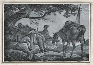 Late 18th Early 19th Century Prints: The Sleeping Soldier. Creator: Carle Vernet (French, 1758-1836)