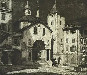 Portal Prints: The sleeping square, 1928. Creator: Sydney Lee