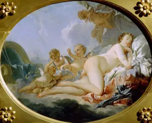 Boucher Prints: Sleeping Venus, 18th century. Artist: Francois Boucher