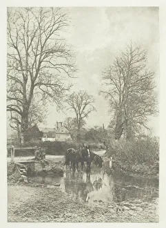 Carthorse Collection: Sleepy Hollow, c. 1889, printed 1889. Creator: Joseph Gale