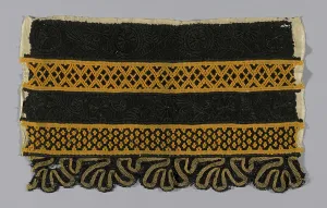 Linen Plain Weave Prints: Sleeve, Czech Republic, 19th century. Creator: Unknown
