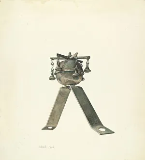 Robert Clark Prints: Sleigh Bells, c. 1938. Creator: Robert Clark