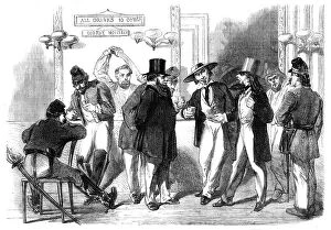 Conversing Collection: The Slidell and Mason Case argued at the American Bar - from a sketch by our special artist,1862