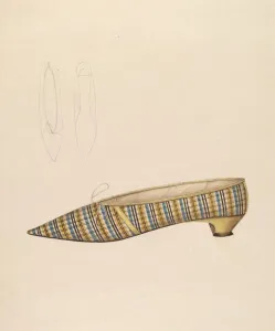 Slippers Prints: Slipper, 1935 / 1942. Creator: Dorothy Gernon