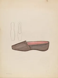Hofmann Melita Prints: Slipper, 1935 / 1942. Creator: Melita Hofmann