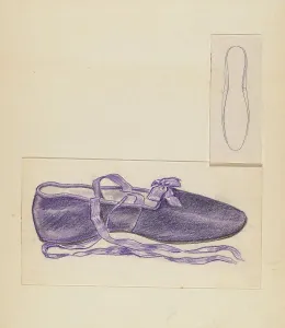 Slippers Prints: Slipper, 1935/1942. Creator: Melita Hofmann
