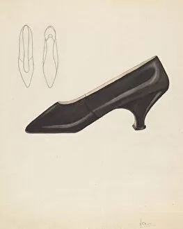 High Heels Collection: Slipper, c. 1936. Creator: Nancy Crimi